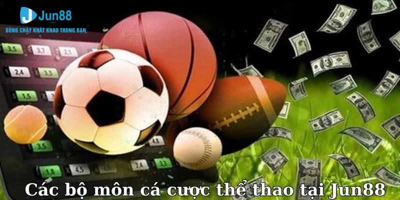 Một số bộ môn thể thao cá cược trực tuyến tại nhà cái Jun88