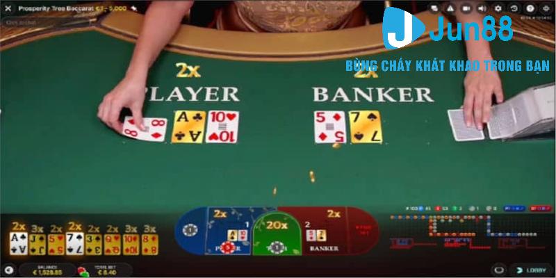 Sảnh cược Jun88 giới thiệu chi tiết về tựa game Baccarat